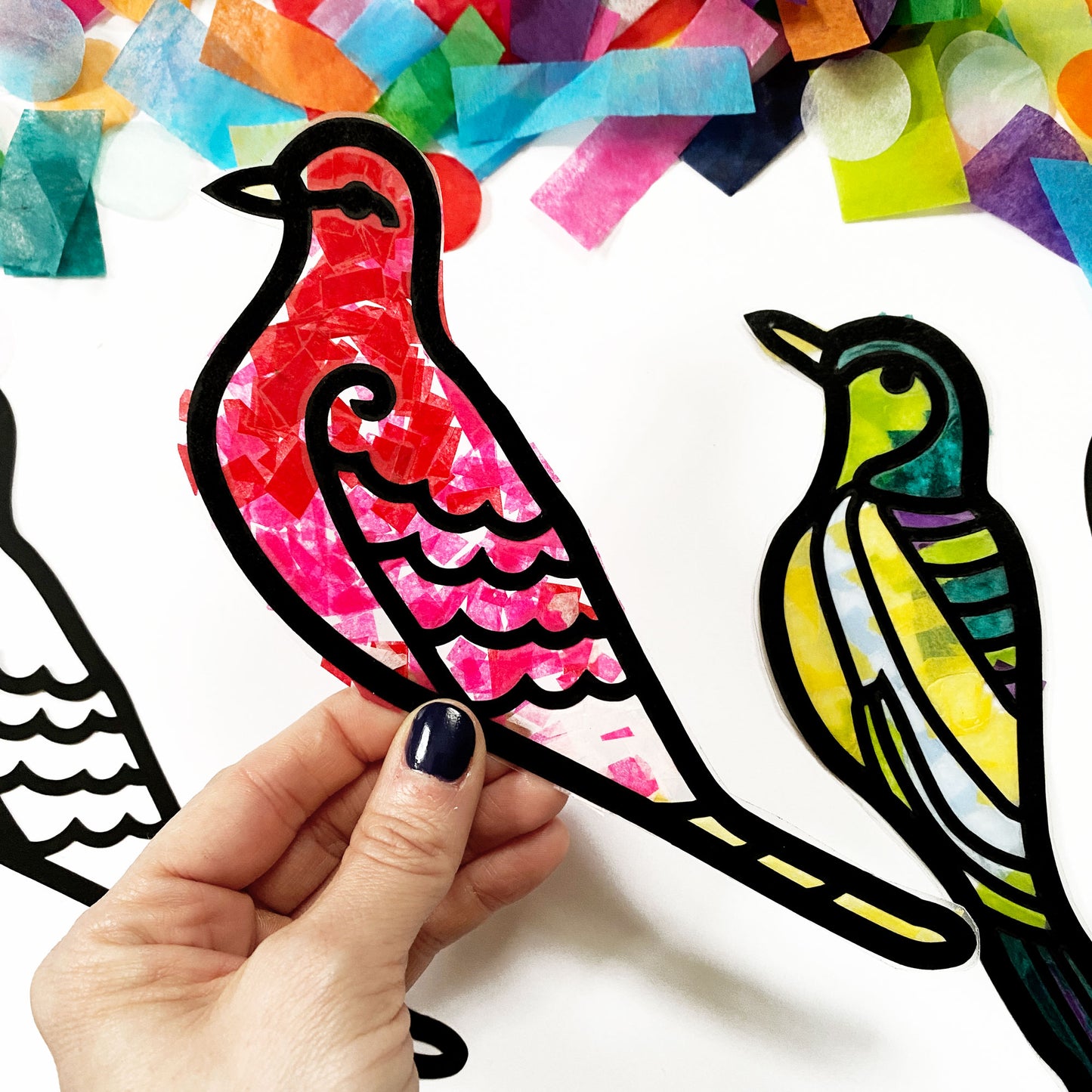 Bulk Bird Suncatcher Crafts