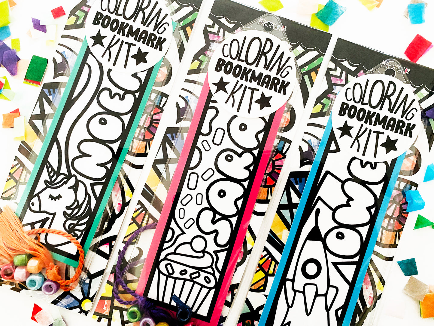 Coloring Bookmark Kit