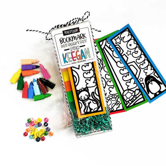 Kids bookmark arts and crafts kit stocking stuffer.