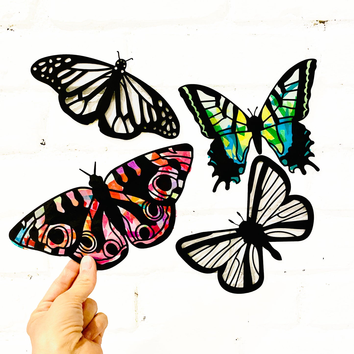 Butterflies Suncatcher Craft Kit