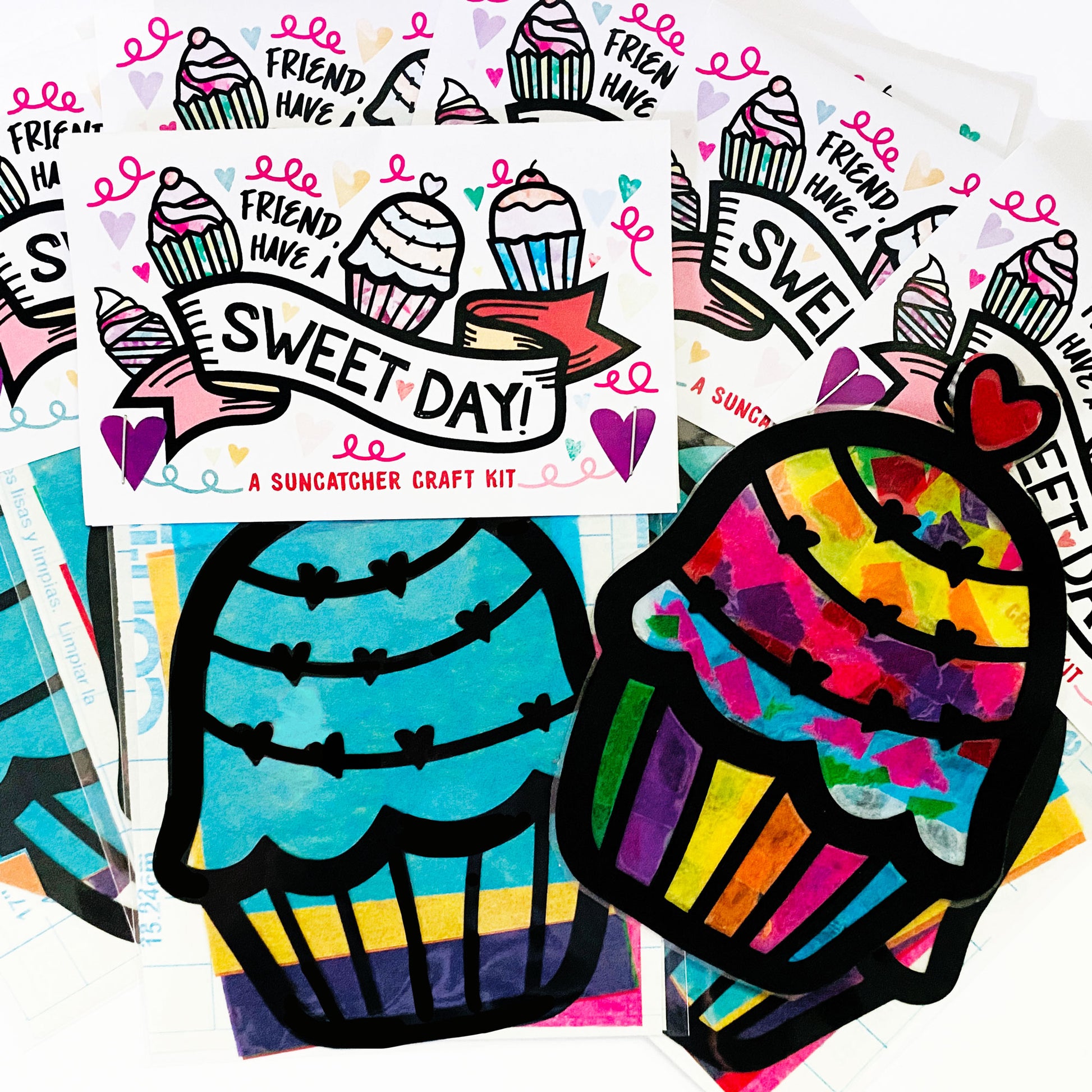 Sweet Day Valentine's Card craft for kids