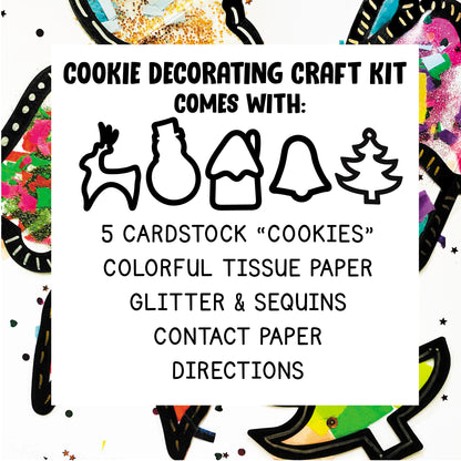 Christmas paper cookie craft kit