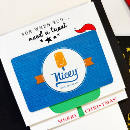 Waterfall Christmas Card