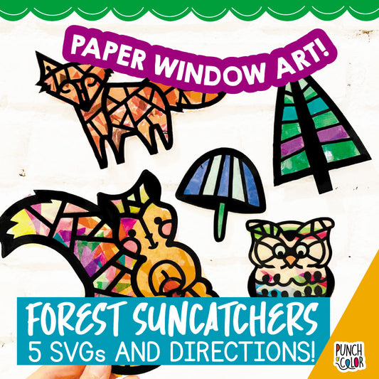 Forest Animals Art Activity for Kids.