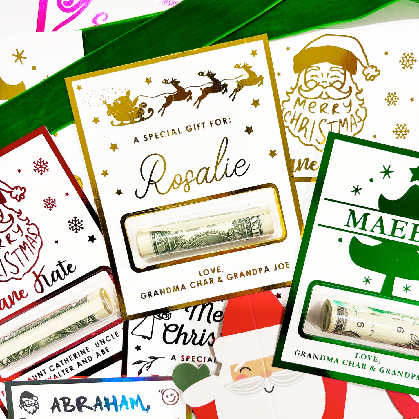 Foil Money Wallet Cards