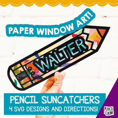 Pencil Custom Suncatchers SVG