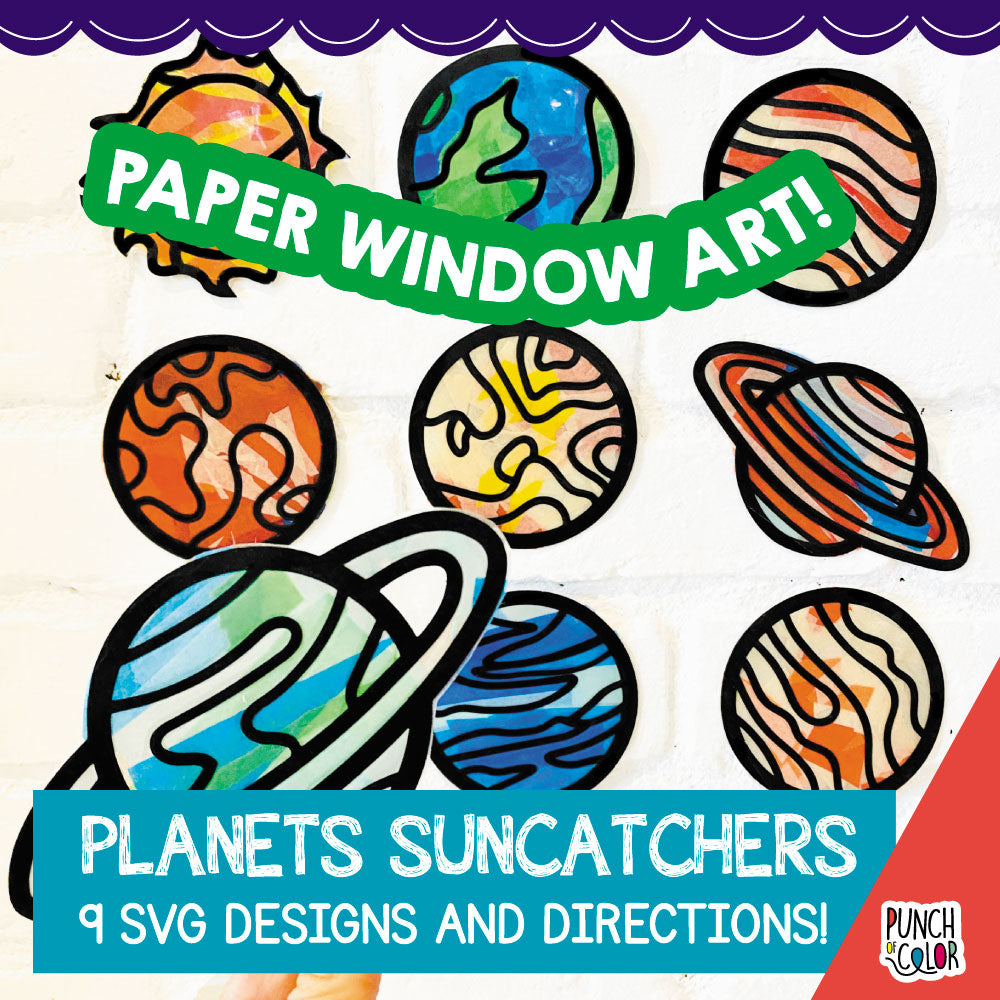 Planets Craft SVG Cut File – PunchofColor