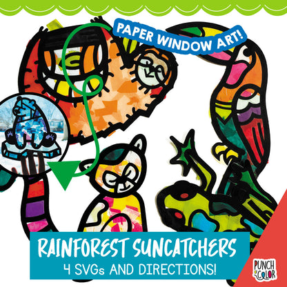 Rainforest Animals SVG