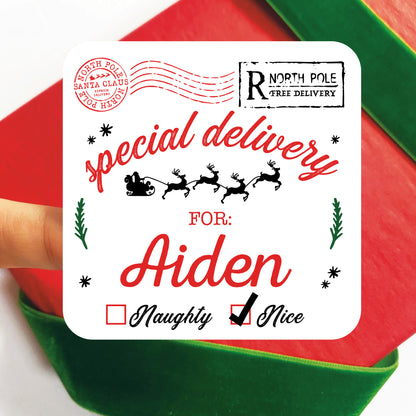 Personalized Christmas Gift Labels - Special Delivery