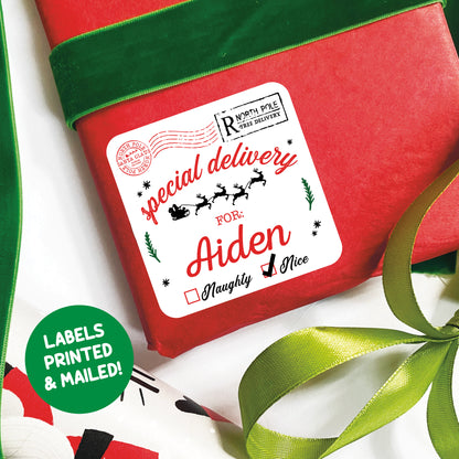 Personalized Christmas Gift Labels - Special Delivery