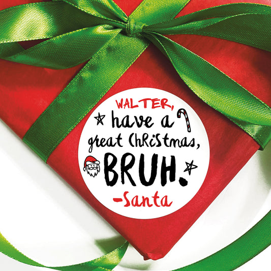 Tween Slang Christmas Gift Labels - Personalized