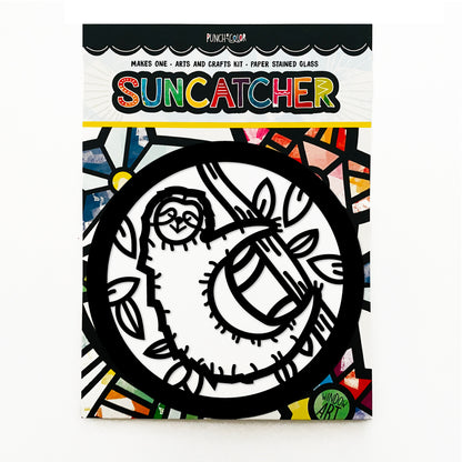 Sloth suncatcher arts and crafts kit for kids