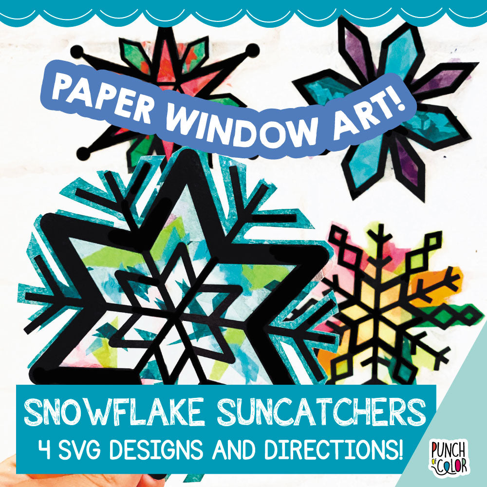 Snowflake Suncatcher SVG