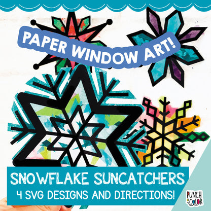 Snowflake Suncatcher SVG