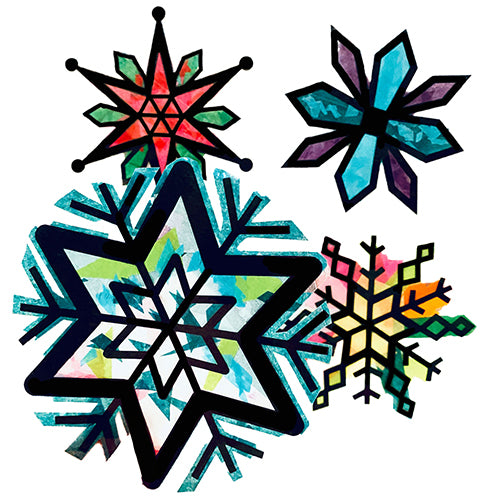 Snowflake Suncatcher SVG