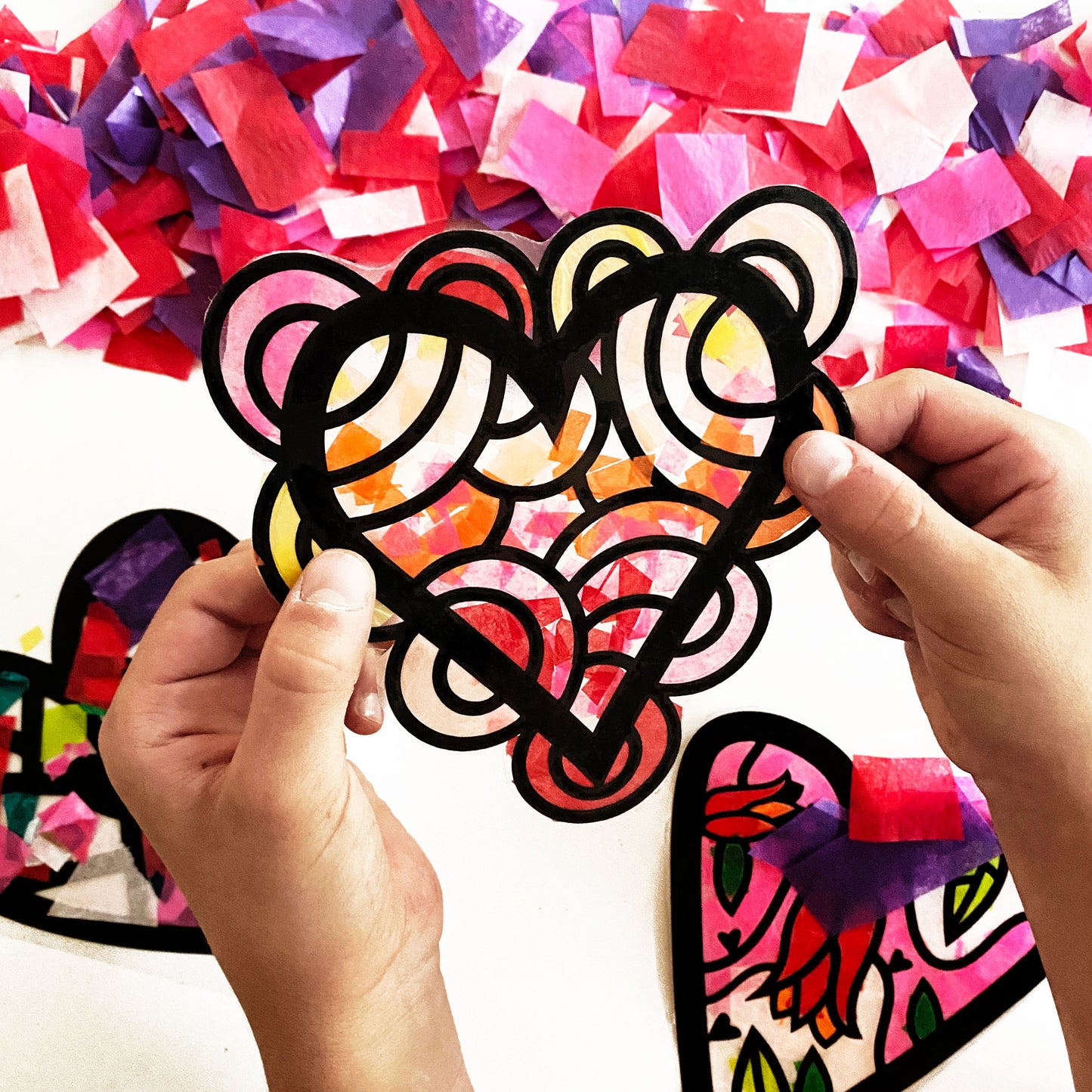 Valentines Heart Crafts for toddlers and kids