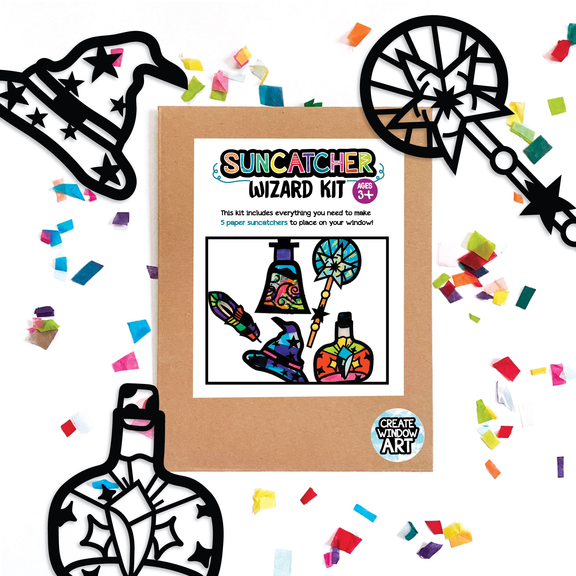 Wizard Suncatcher Craft Kit – PunchofColor