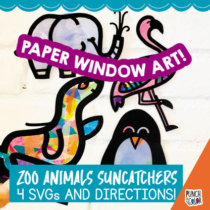 Zoo animals craft for kids.