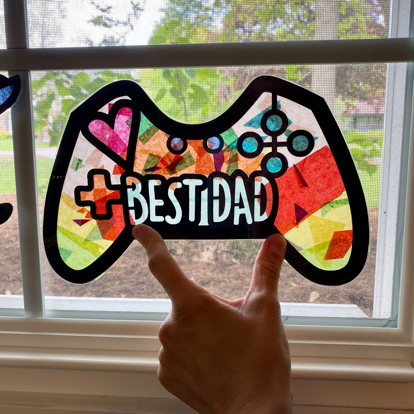 Gamer Best Dad Suncatcher Kit