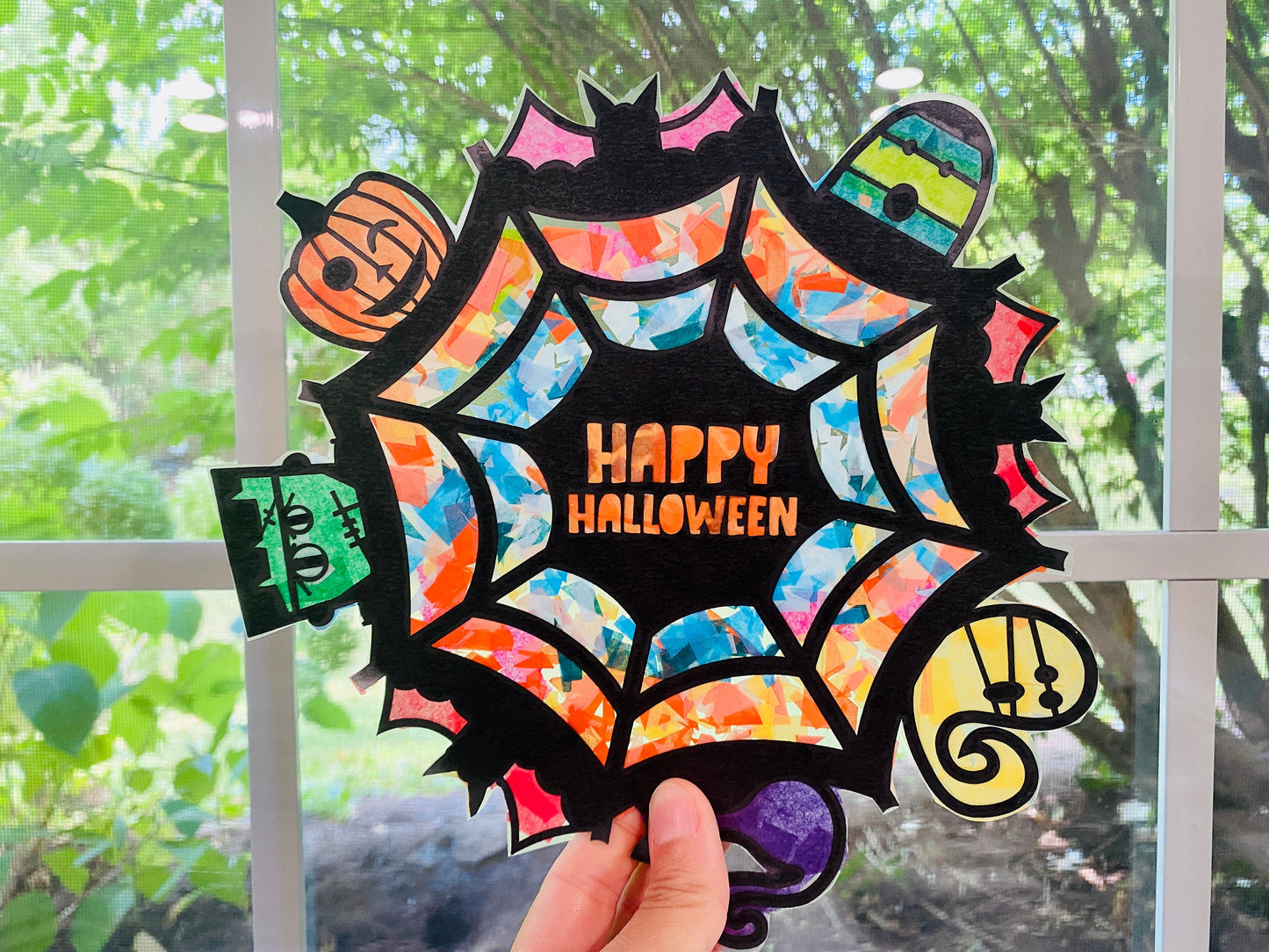 Happy Halloween Small Wreath Kit