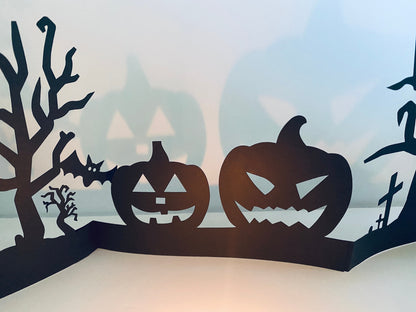 Spooky Halloween Village Decoration