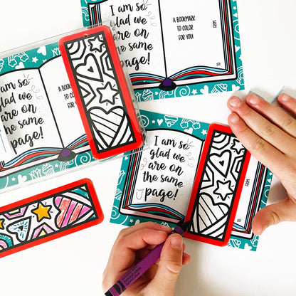 Bookmark valentines for kids classroom exchange. Unique valentine ideas for readers.