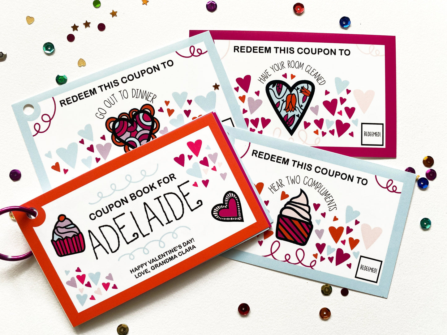 Valentine's Day Custom Coupon Book