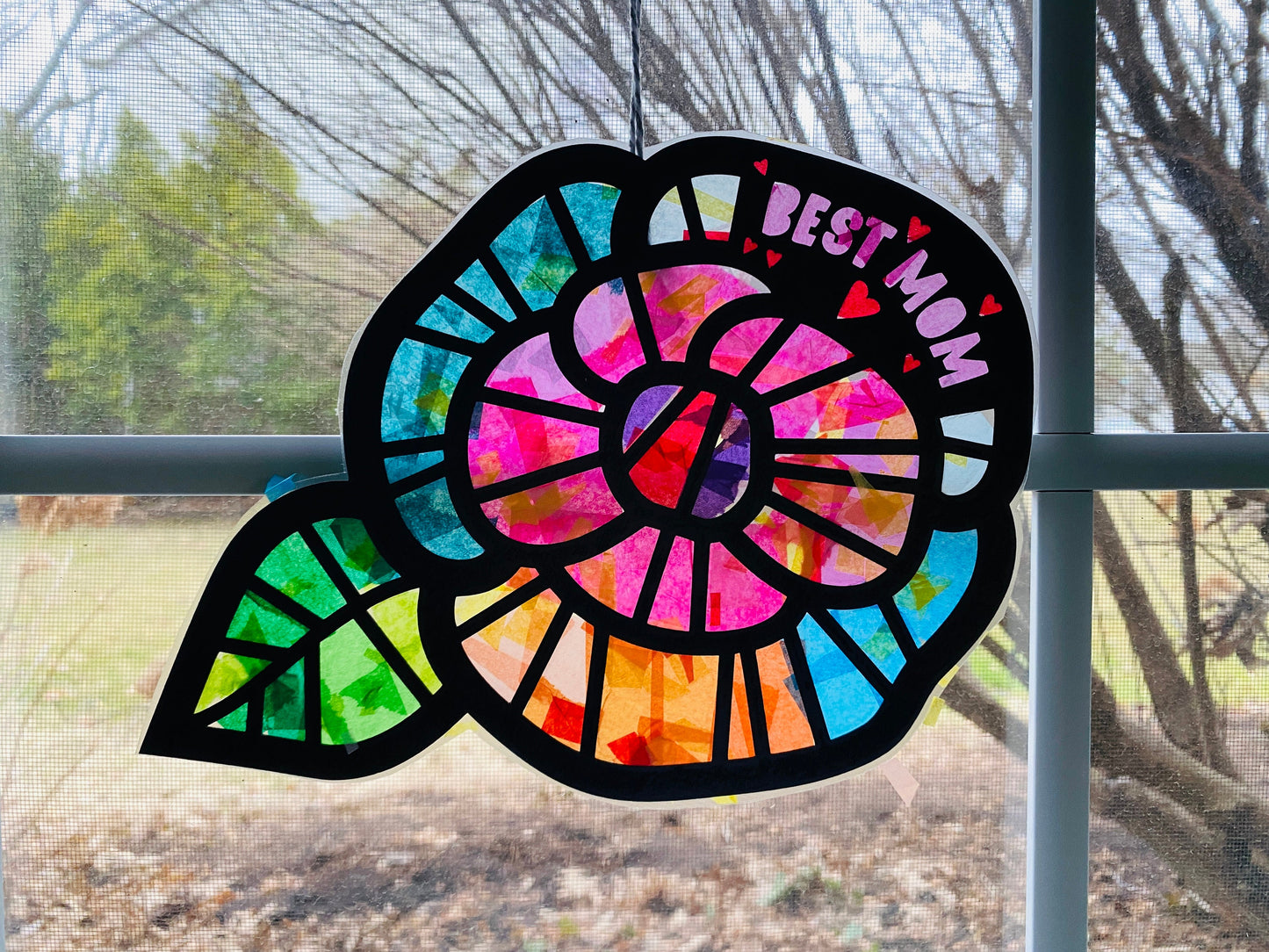 Best Mom Flower Suncatcher Kit