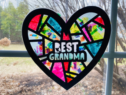 Best Grandma Suncatcher Craft Kit