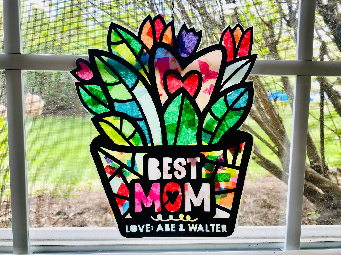 Plant Lover Best Mom Suncatcher Kit