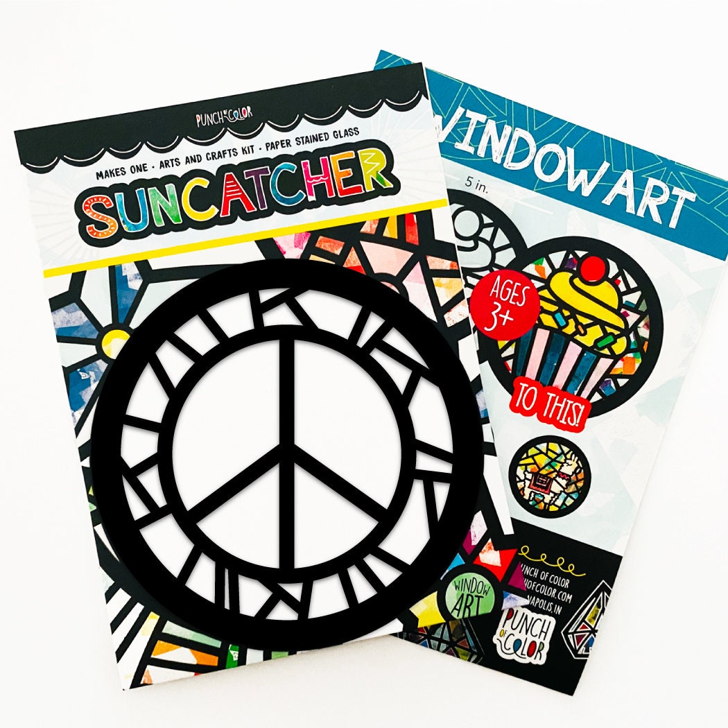 Peace Sign Suncatcher Craft Kit