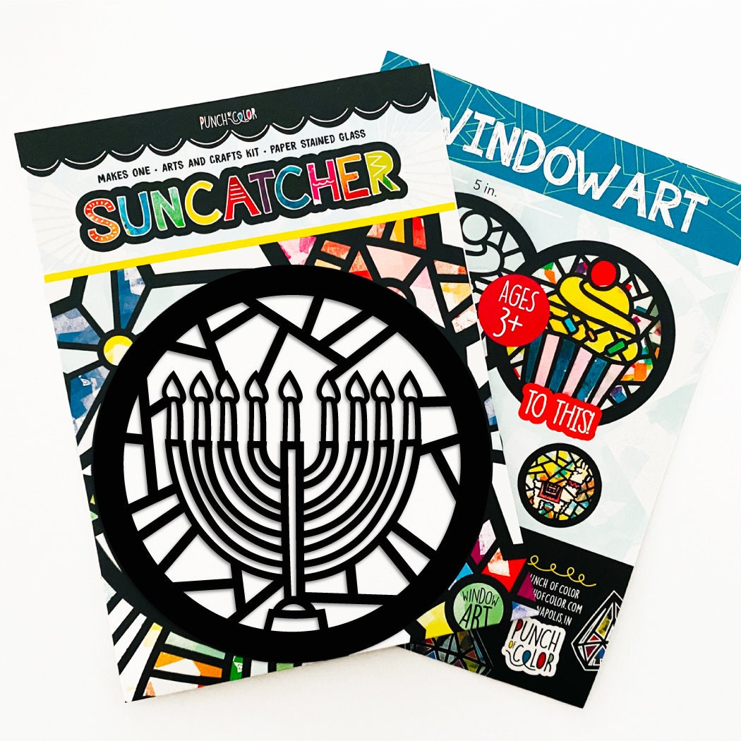 Menorah suncatcher Craft Kit