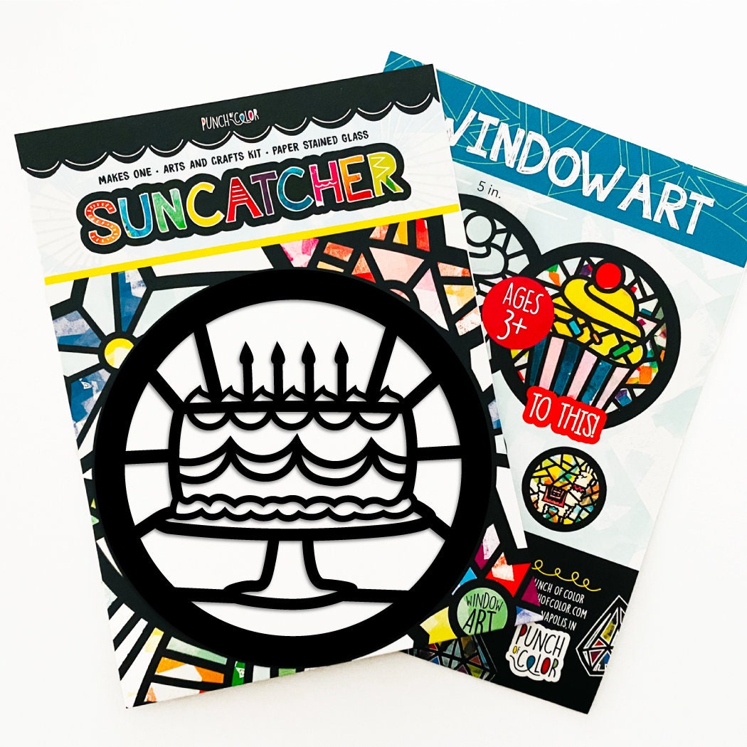 Birthday Cake Suncatcher Craft Kit