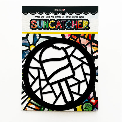 Popsicle suncatcher arts and crafts kit for kids