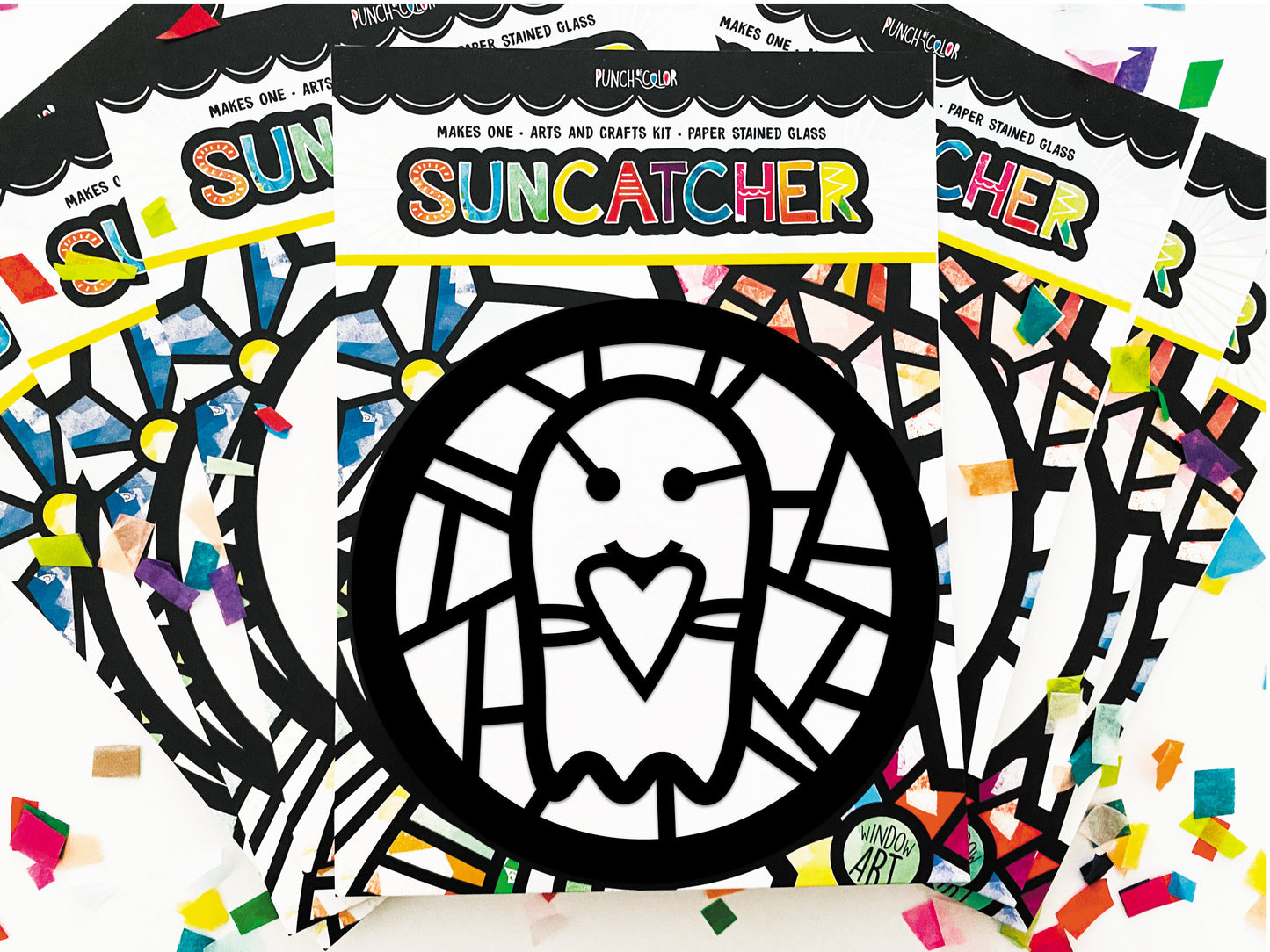 Ghost Hug Suncatcher Crafts Kit